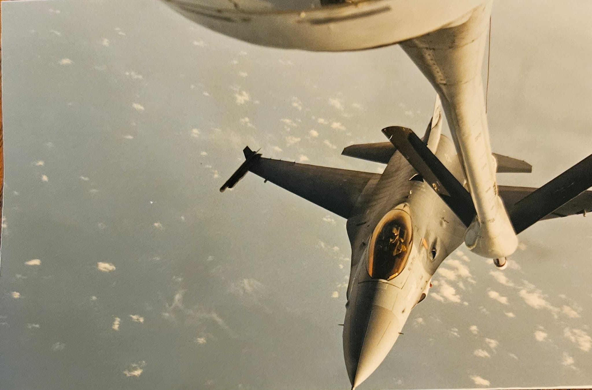 Dad refueling in-flight
