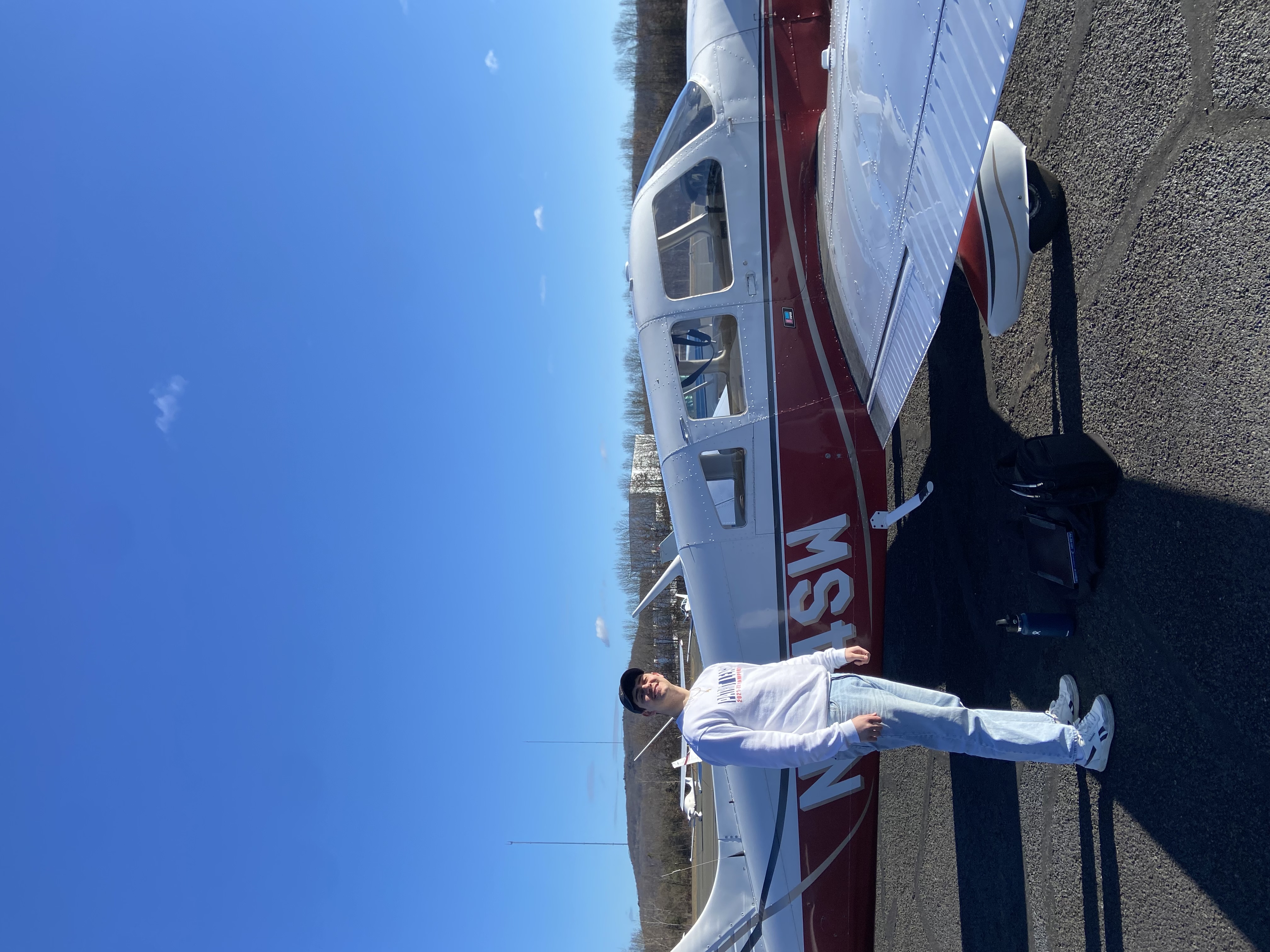 Day flight in the Archer